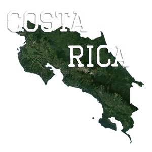 Costa Rica, satellite image